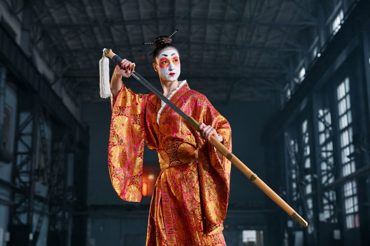 katana demon slayer couleur relie respirations